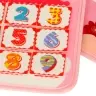 Sensorā sensorā montessori manipulatīvā dēļa mugursomas somiņa rozā krāsā