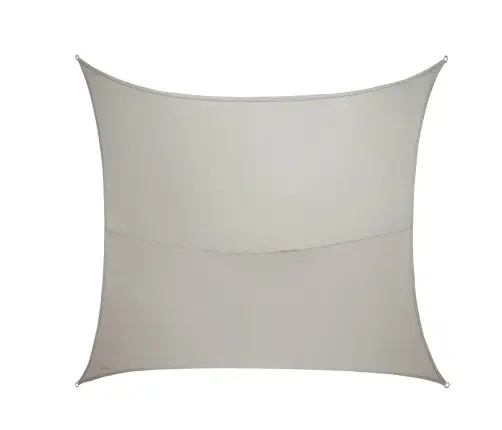 LUARO ūdensnecaurlaidīga dārza terases saulessarga bura 4x4x4m kvadrātveida pelēka