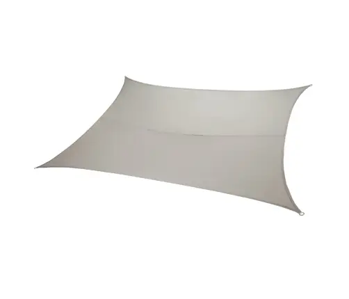 LUARO ūdensnecaurlaidīga dārza terases saulessarga bura 4x4x4m kvadrātveida pelēka