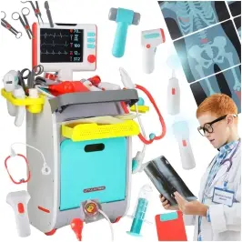 Ārsta stacija medicīniskais komplekts mazais ārsts 34 gab.