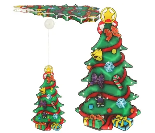 LED kulonu gaismas Ziemassvētku eglīte apdare 45cm