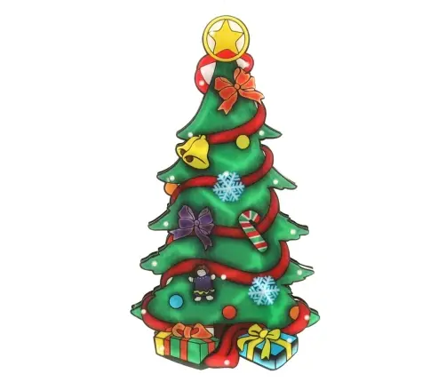 LED kulonu gaismas Ziemassvētku eglīte apdare 45cm