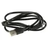 Masāžas birste galvas ādas masāžas eļļas aplikators USB melns