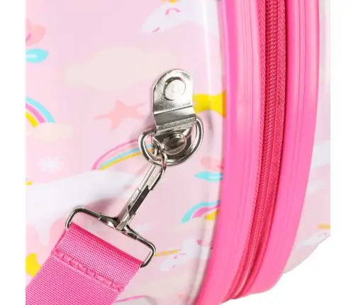 Bērnu ceļojumu koferis uz riteņiem rokas bagāžai vienradzis