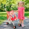 Annabell leļļu ratiņi saliekamais somas ratiņi