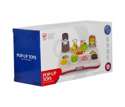 Izglītojoša pop-up rotaļlieta pop-up dzīvnieki gaismas skaņa