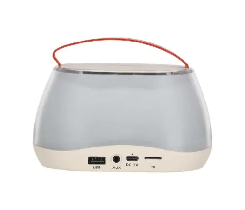 Karaoke komplekts Bluetooth skaļrunis LED RGB 2 mikrofoni USB