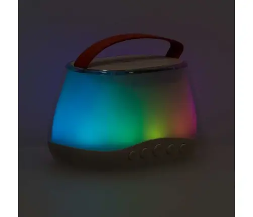 Karaoke komplekts Bluetooth skaļrunis LED RGB 2 mikrofoni USB