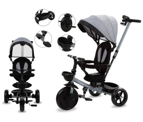 Kidwell Three Wheel Bike Axel Titanium Grey ROTRAXE02A0