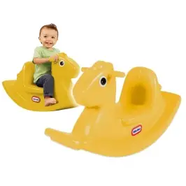 Little Tikes Konik Bujak Żółty Koń na Biegunach 174216