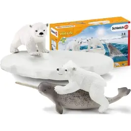 Schleich 42531 Polarny Plac Zabaw Misie Figurki Wild Life