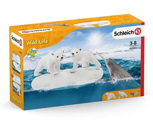 Schleich 42531 Polarny Plac Zabaw Misie Figurki Wild Life