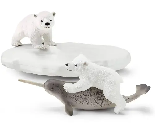 Schleich 42531 Polarny Plac Zabaw Misie Figurki Wild Life
