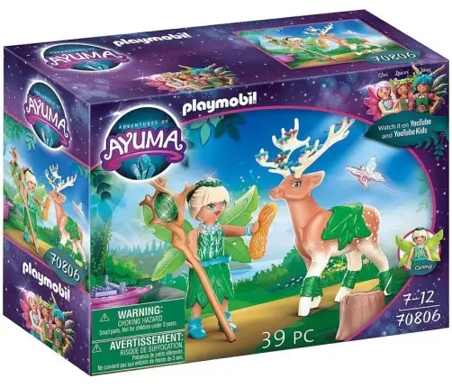 Playmobil Forest Fairy z Tajemniczym Zwierzątkiem 70806