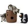 Schleich 42532 Orzechowe Psoty Szop Pracz Skunks Wild Life