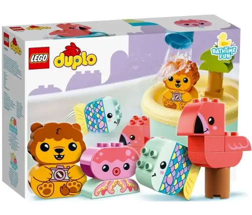 LEGO Duplo Zabawa w Kąpieli Pływająca Wyspa Ze Zwierzątkami 10966