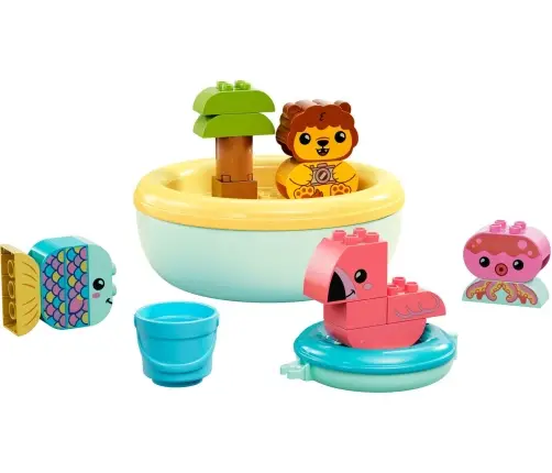 LEGO Duplo Zabawa w Kąpieli Pływająca Wyspa Ze Zwierzątkami 10966
