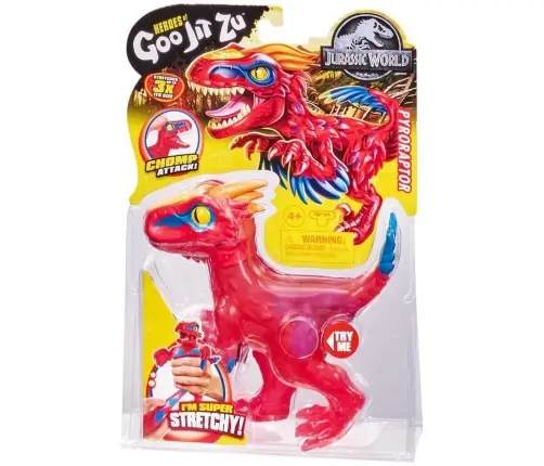 Goo Jit Zu Jurassic World Figurka Pyro Miękka Rozciągliwa 41305