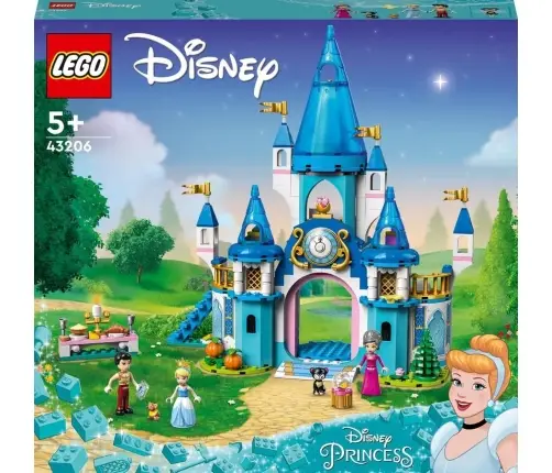 LEGO Disney Zamek Kopciuszka i księcia z bajki 43206