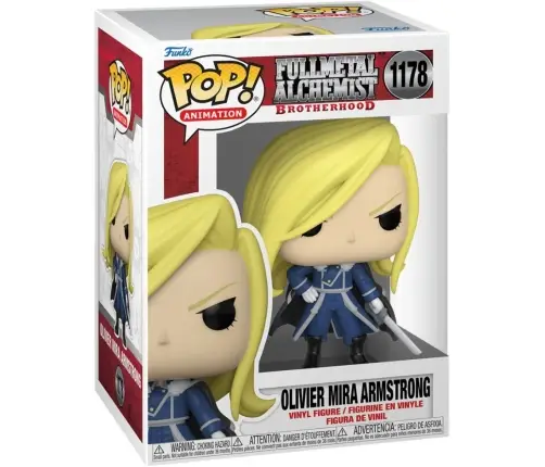 Funko POP! Fullmetal Alchemist Olivier Mira Armstrong Figurka 1178 57738