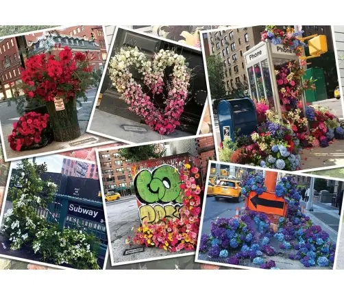 Ravensburger puzzle NYC Flower Flash 1000p 16819