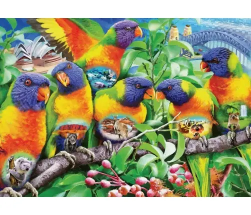 Ravensburger puzzle Land of the Lorikeet 1000p 16815