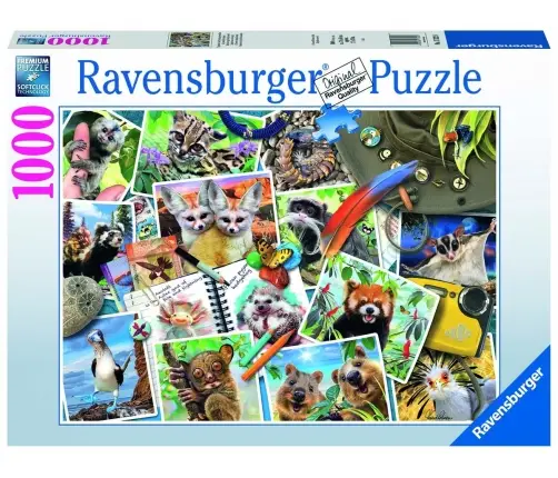 Ravensburger Puzzle Travellers Animal Journal 1000pc 17322