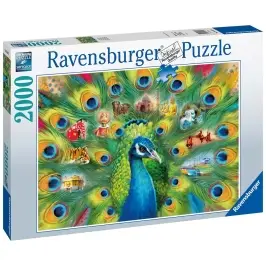Ravensburger puzzle Land of the Peacock 2000p 16567