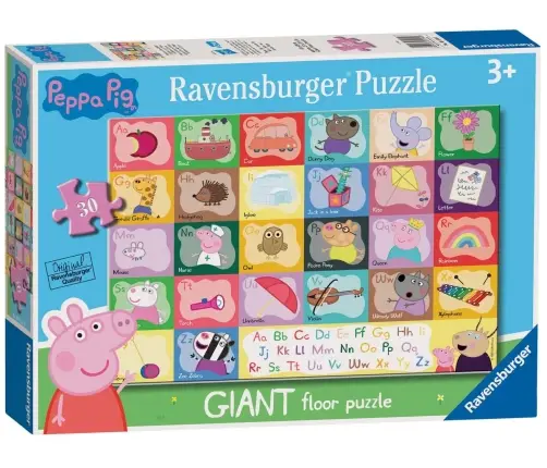 Ravensburger Puzzle Peppa Pig Alphabet Giant 24p 3116