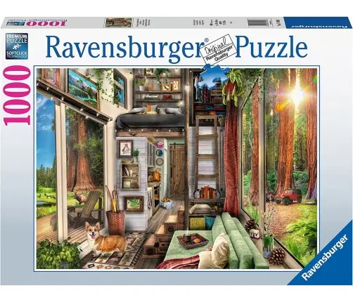 Ravensburger Puzzle Redwood Forest Tiny House 1000p 17496