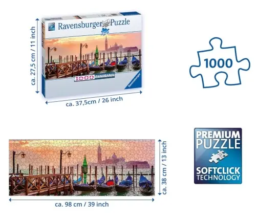 Ravensburger puzzle Gondolas in Venice 1000p Pano 15082