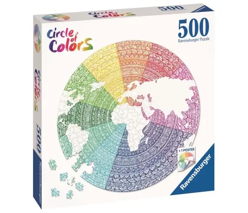 Ravensburger Puzzle Circle of colors-Mandala 500p 17168