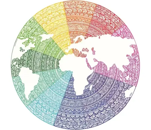 Ravensburger Puzzle Circle of colors-Mandala 500p 17168