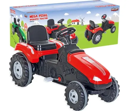 Pilsan Traktor na Pedały Jeździk Czerwony 07321