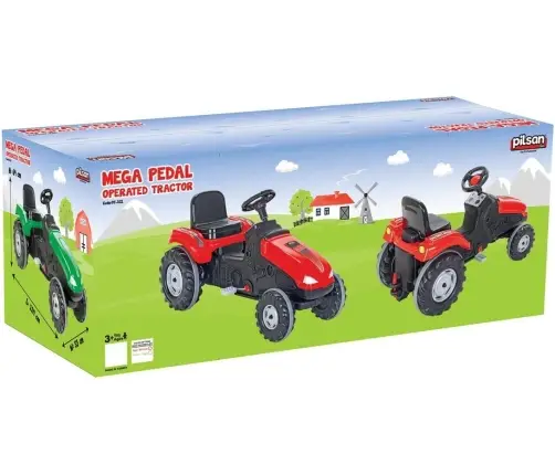 Pilsan Traktor na Pedały Jeździk Czerwony 07321