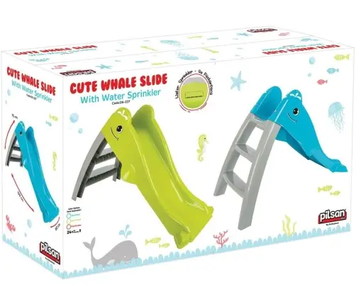 Pilsan Zjeżdżalnia Wodna Delfinek Ślizg 100 cm Niebieska 06227