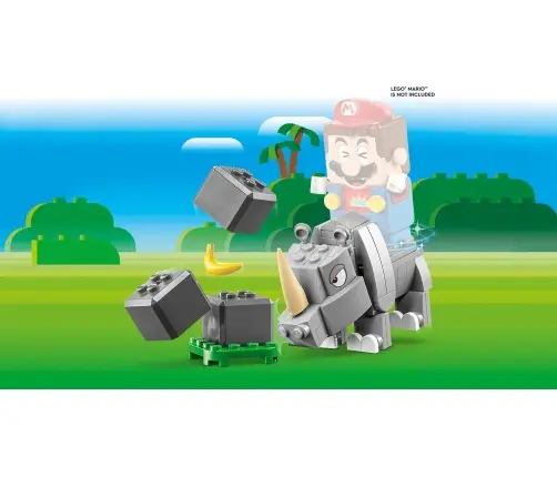 LEGO 71420 SUPER MARIO Rambi the Rhino Expansion Set