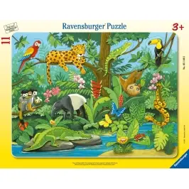 Ravensburger Puzzle Tiere im Regenwald 11p 5140