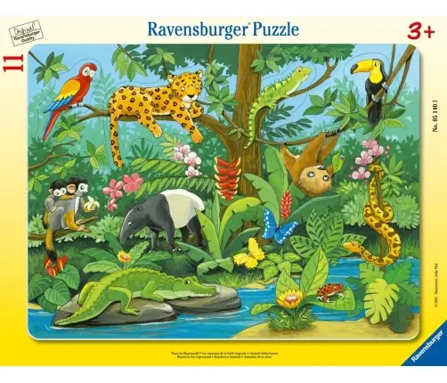 Ravensburger Puzzle Tiere im Regenwald 11p 5140