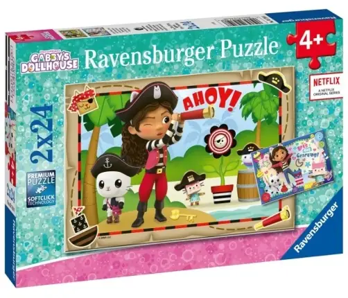 Ravensburger Puzzle Gabbys Dollhouse 2x24pc 5710