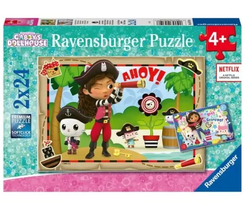 Ravensburger Puzzle Gabbys Dollhouse 2x24pc 5710