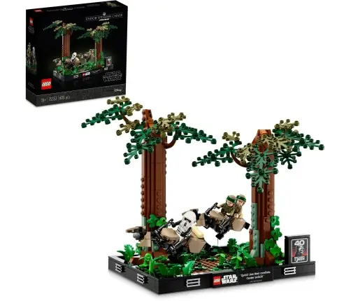 LEGO 75353 Endor Speeder Chase Diorama