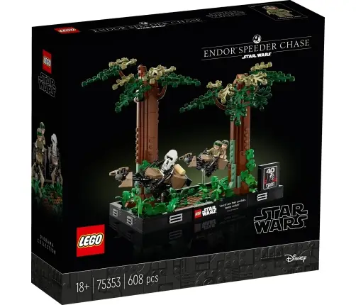 LEGO 75353 Endor Speeder Chase Diorama