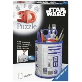 Ravensburger 3D Puzzle Star Wars R2D2 Pencil Cup 54pc 11554