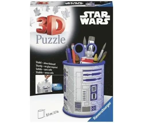 Ravensburger 3D Puzzle Star Wars R2D2 Pencil Cup 54pc 11554
