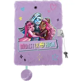 Monster High Hairy Diary with padlock A5 96K 1433