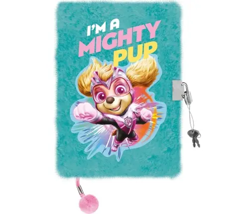 Paw Patrol Hairy Diary with padlock A5 96K 1150