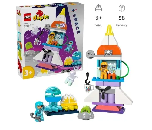 LEGO Duplo 3in1 Space Shuttle Adventure 10422