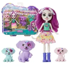 Enchantimals City Tails Main Street Dessa Dalmatian Family HKN14