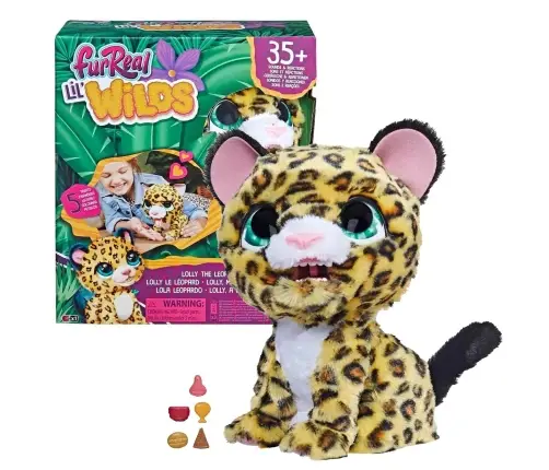 FurReal Lil Wilds Lolly The Leopard Plush F4394
